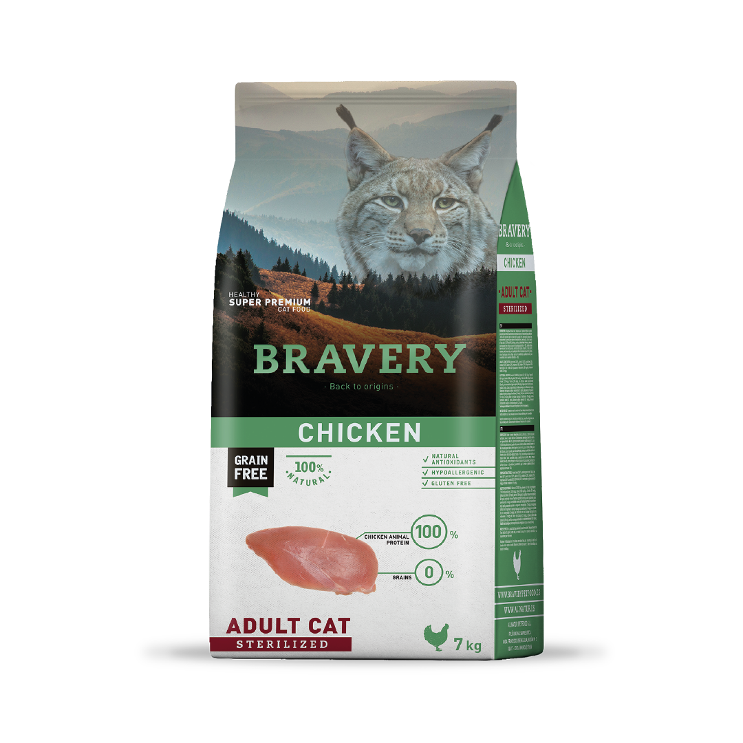 Bravery Chicken Adult Cat Sterilized 7KG
