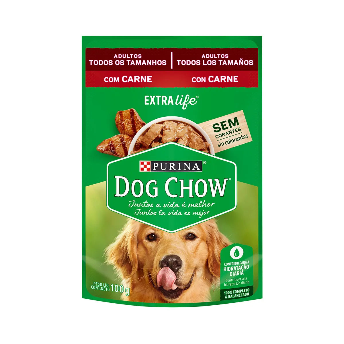Dog Chow Carne perros adultos todas las razas 100g SACHET