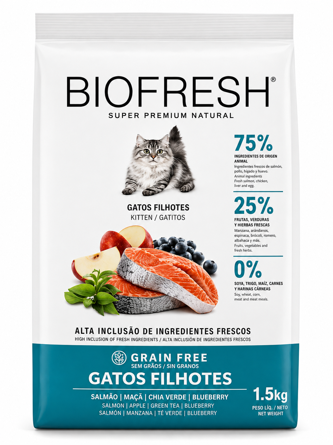 Biofresh Gatitos sabor Salmón 1.5 KG
