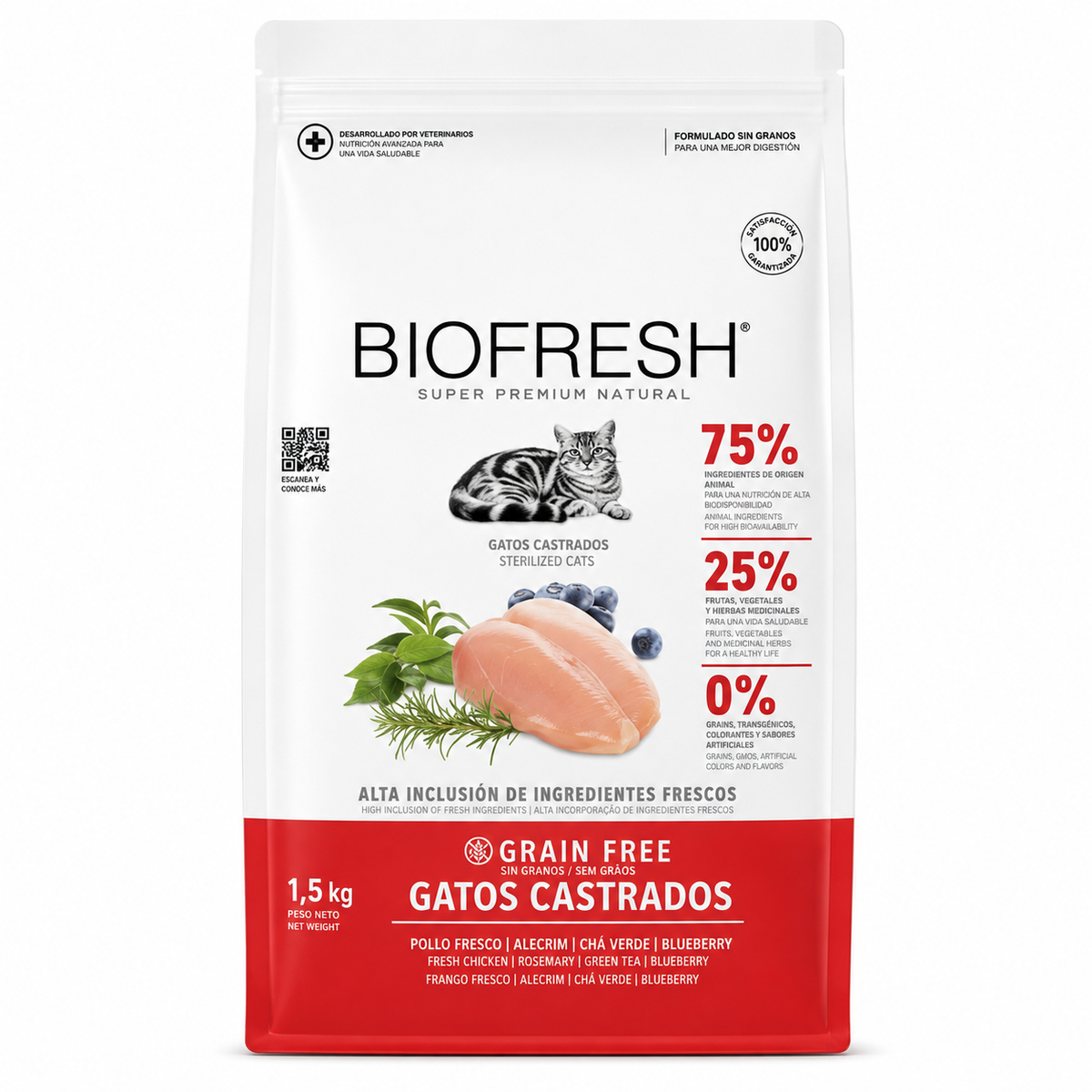 Biofresh Pollo Gato Adulto Castrado 1.5KG