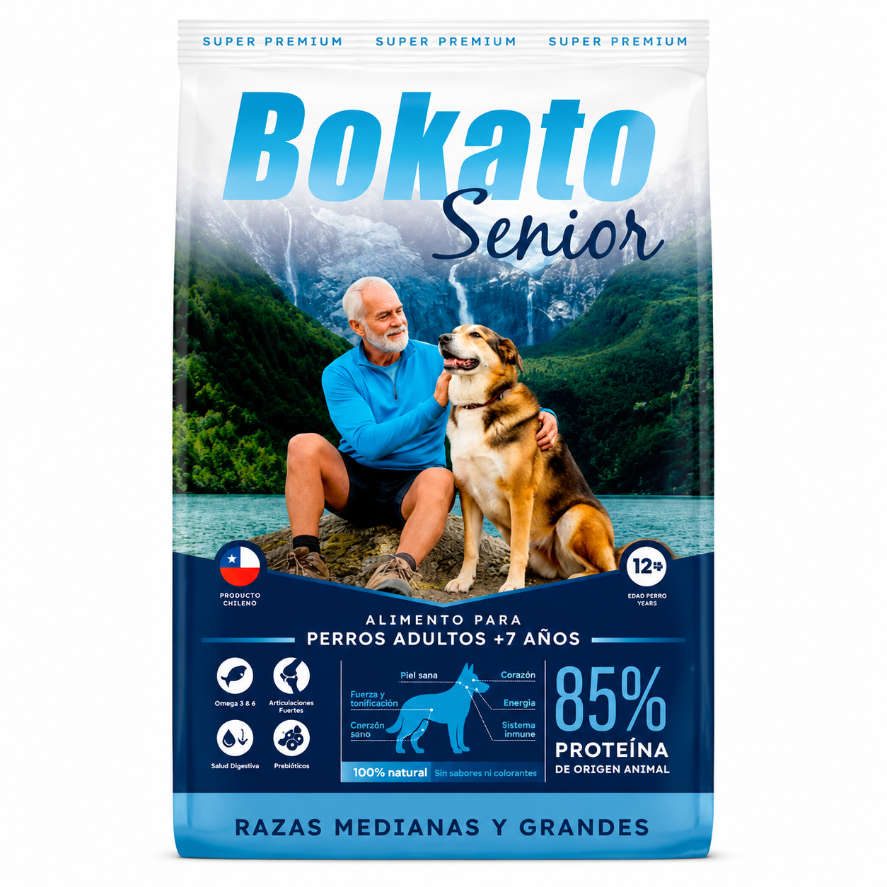 Bokato Senior raza mediana y grande 12KG