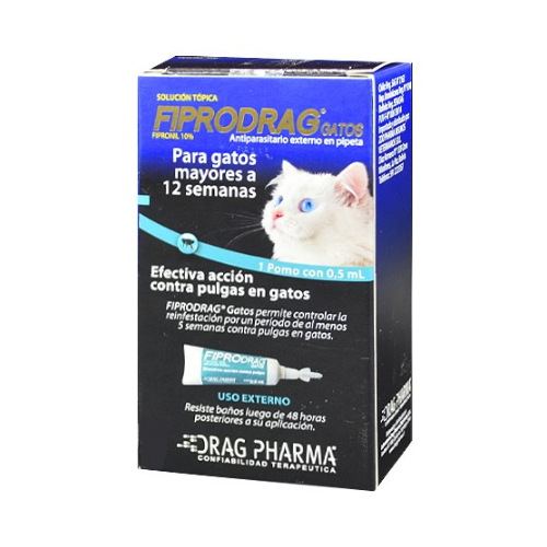 Fiprodrag Gatos 0,5ml (Pipeta)