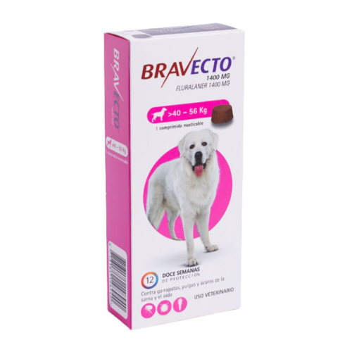 Bravecto 40kg a 60kg (1 Comprimido * 12 semanas)