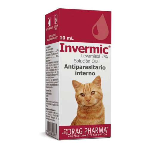 Invermic Gotas Gatos 10ml