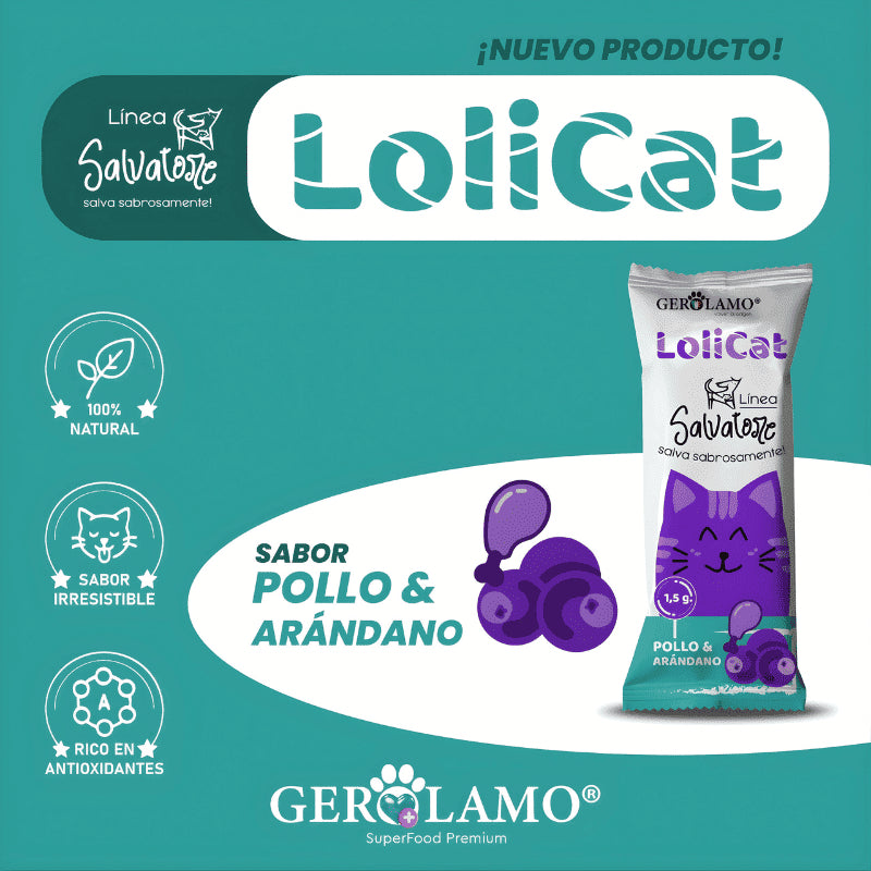 Gerolamo Lolicat Pollo y Arándano 1.5g