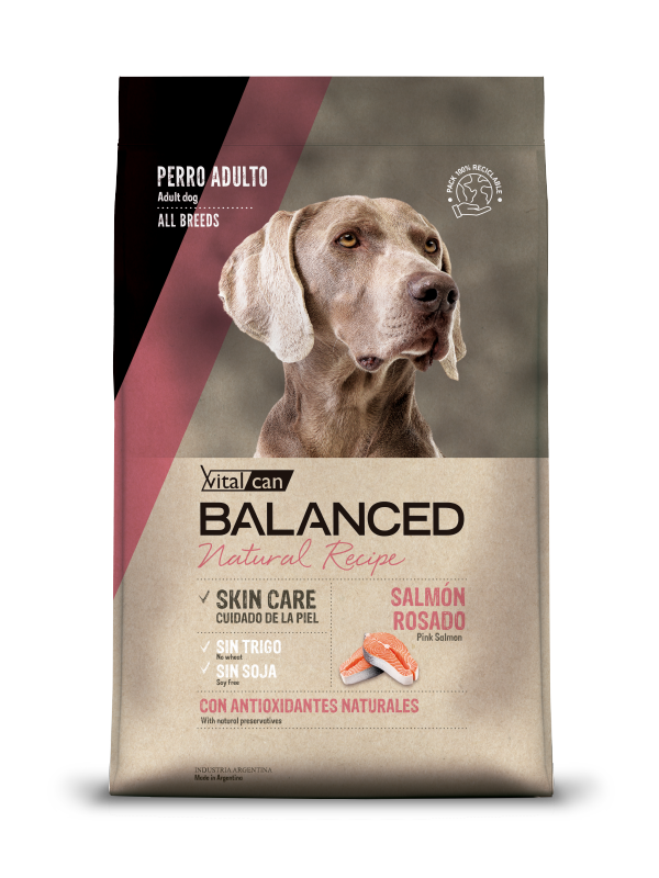 Balanced Perro adulto Salmón Rosado, 15KG