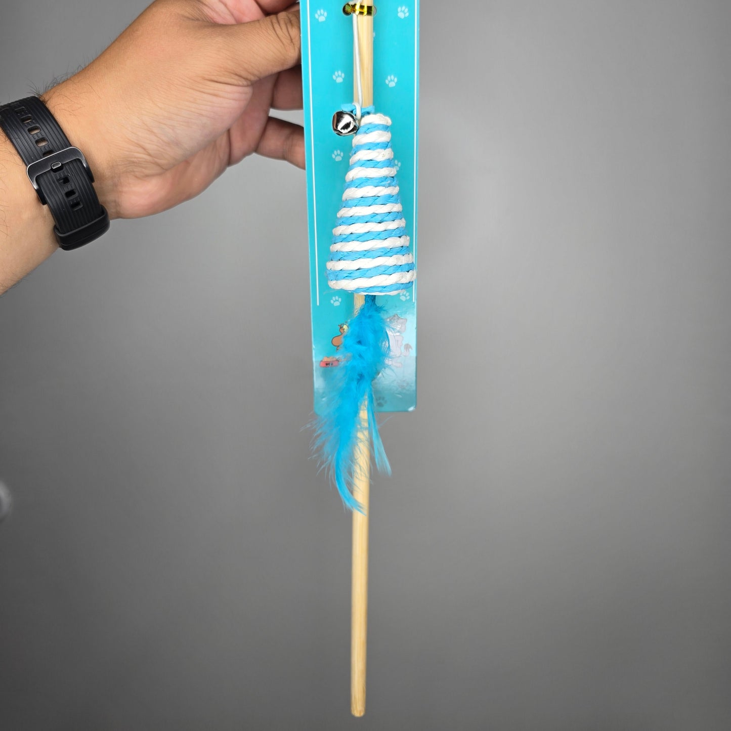 Juguete para Gatos - Varilla con Pluma