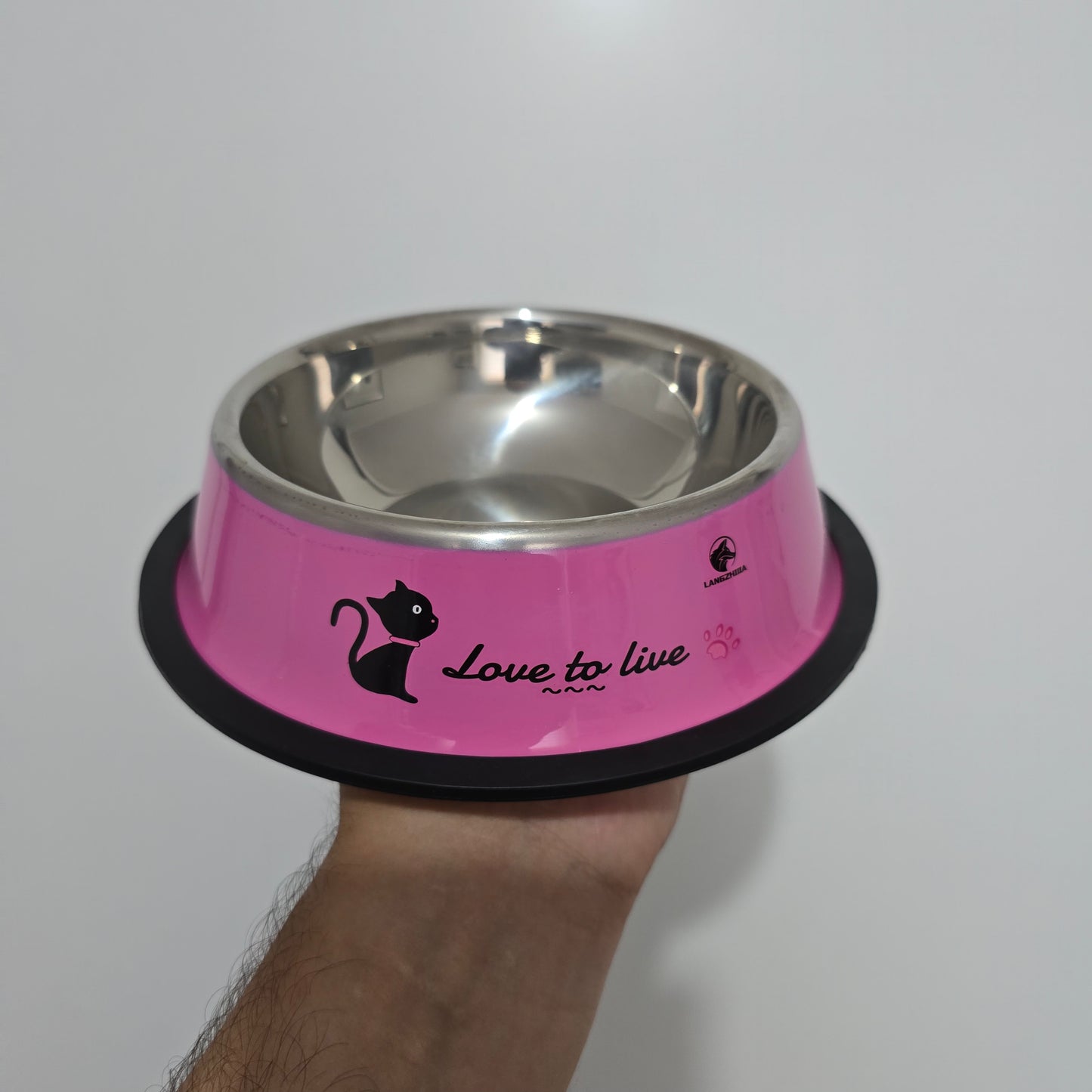 Plato metalico de colores 18cm