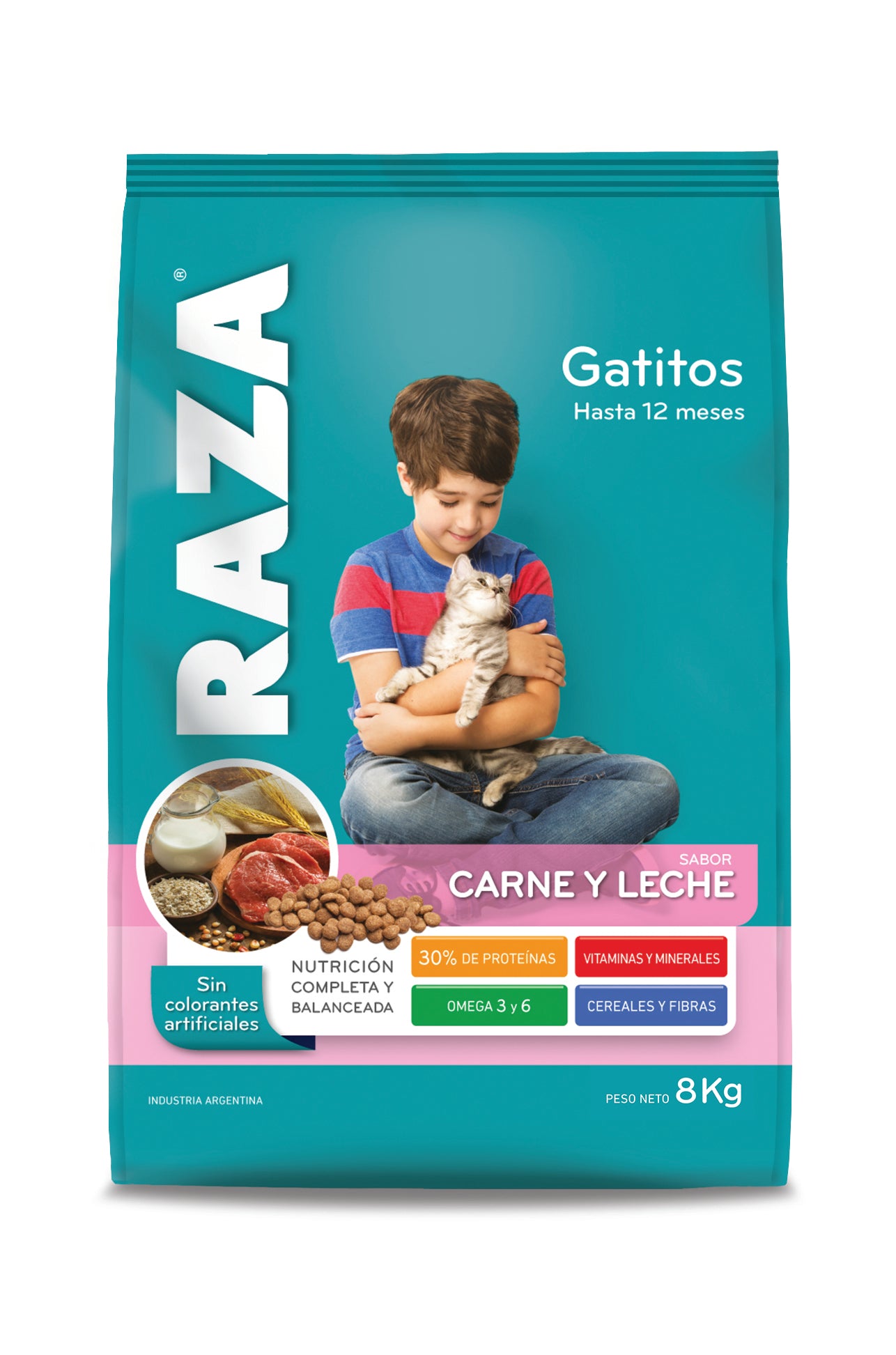 Raza Kitten Carne y Leche 8KG