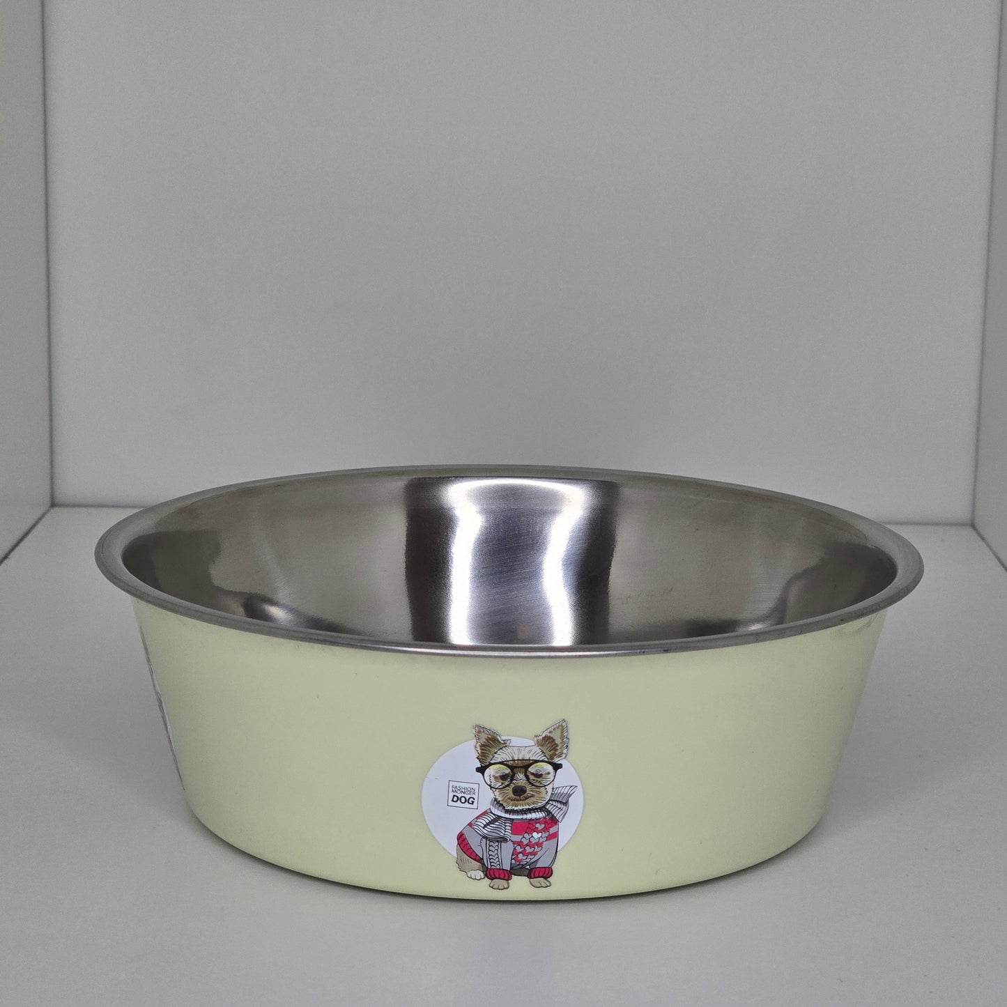Plato metalico para mascotas 19cm