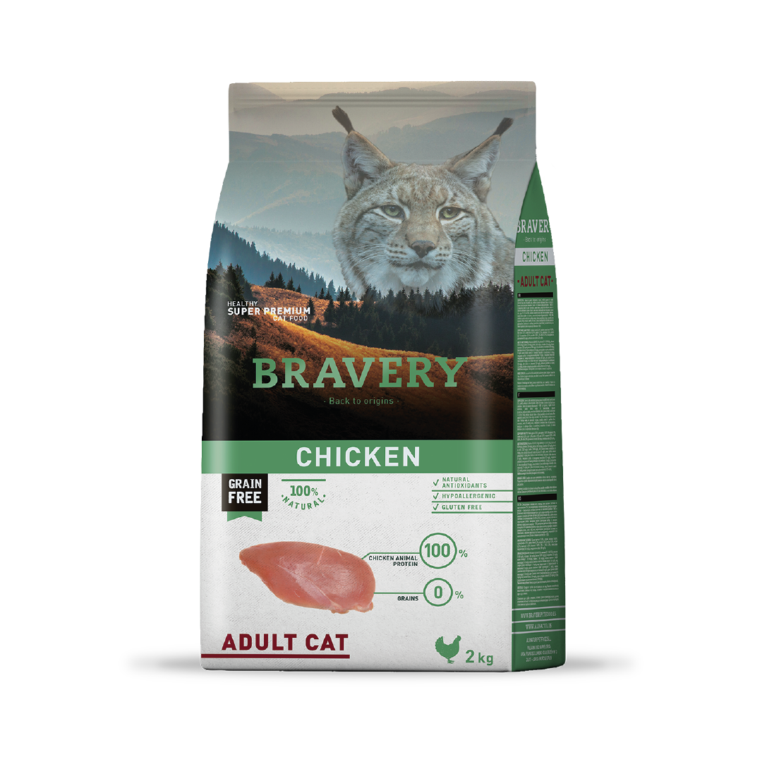 Bravery Chicken Adult Cat 2KG