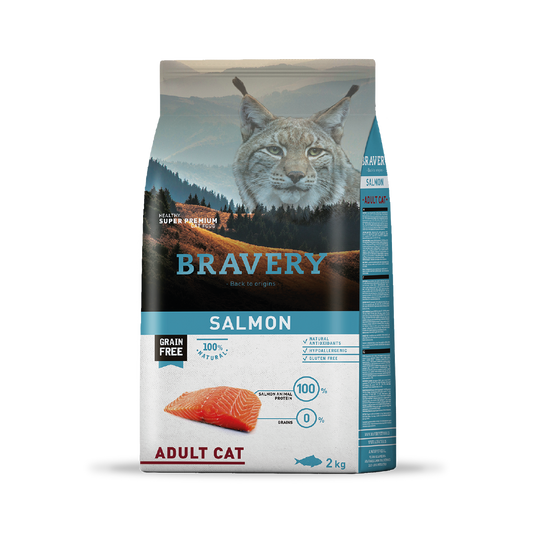 Bravery Salmón Adult Cat 2KG