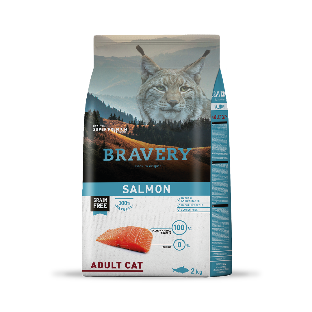 Bravery Salmón Adult Cat 7KG