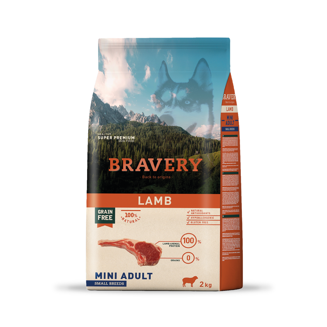 Bravery Lamb Mini Adult Small Breeds 2KG