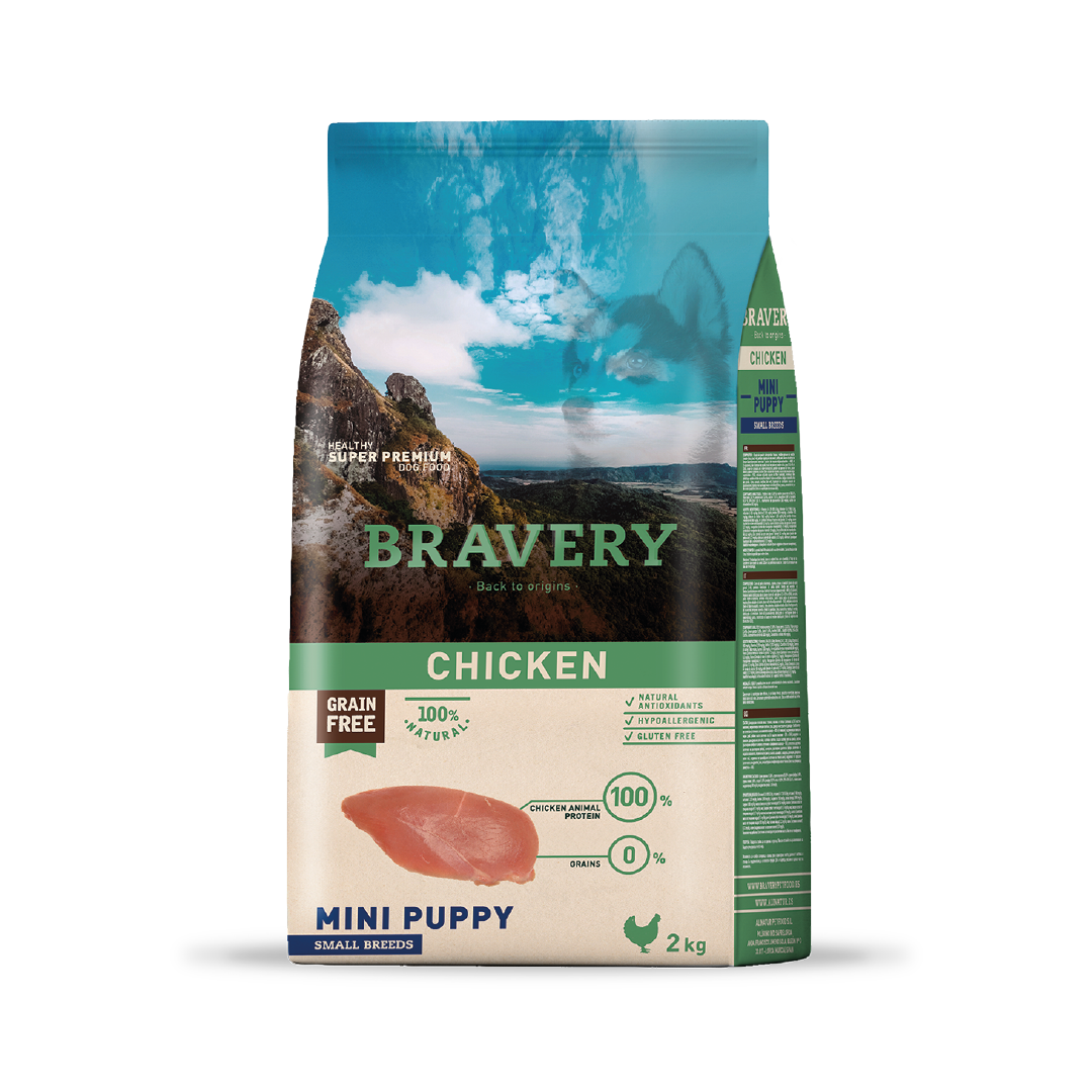 Bravery Chicken Mini Puppy 2KG