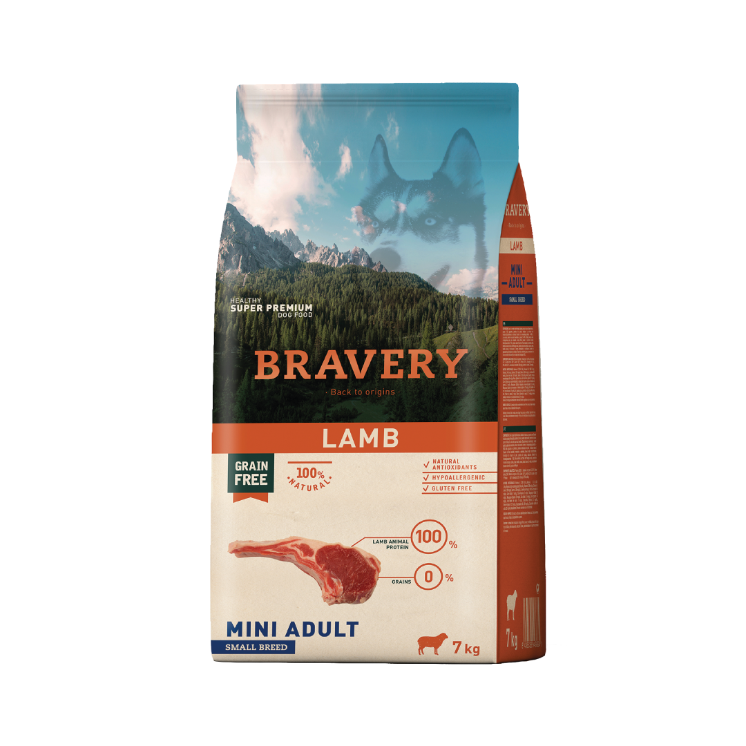 Bravery Lamb Mini Adult Small Breeds 7KG