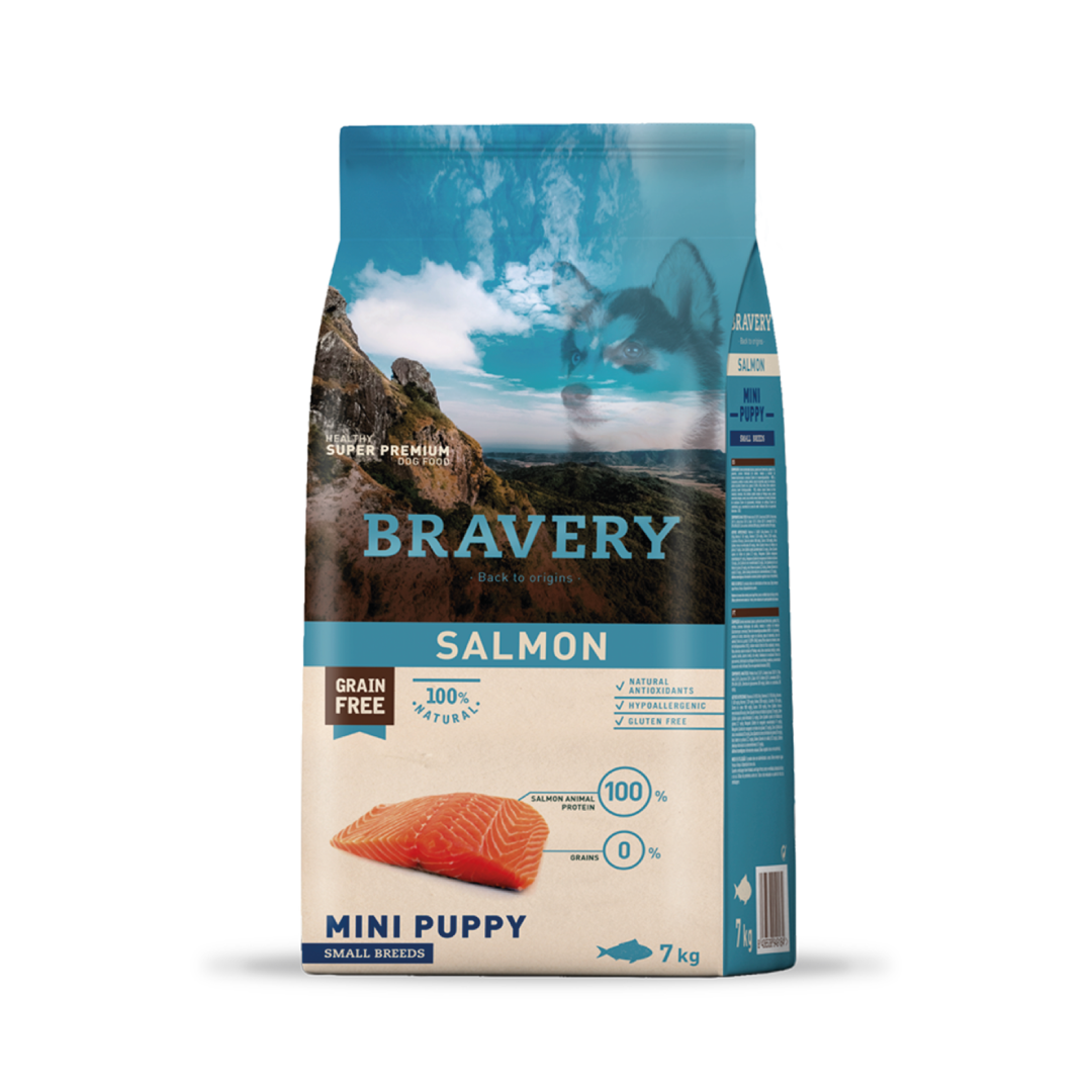 Bravery Salmón Mini Puppy 2KG