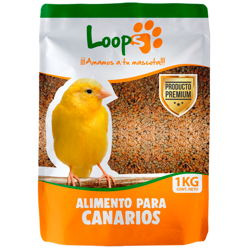 Loops Canarios 1 KG Alimento para Canarios