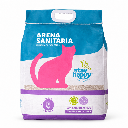 Stay Happy Arena Aglutinante Lavanda 10KG