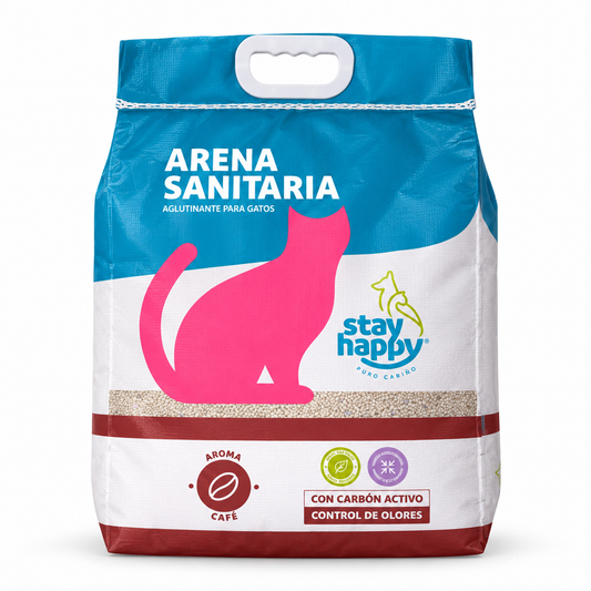 Stay Happy Arena Aglutinante Cafe Moca 10KG