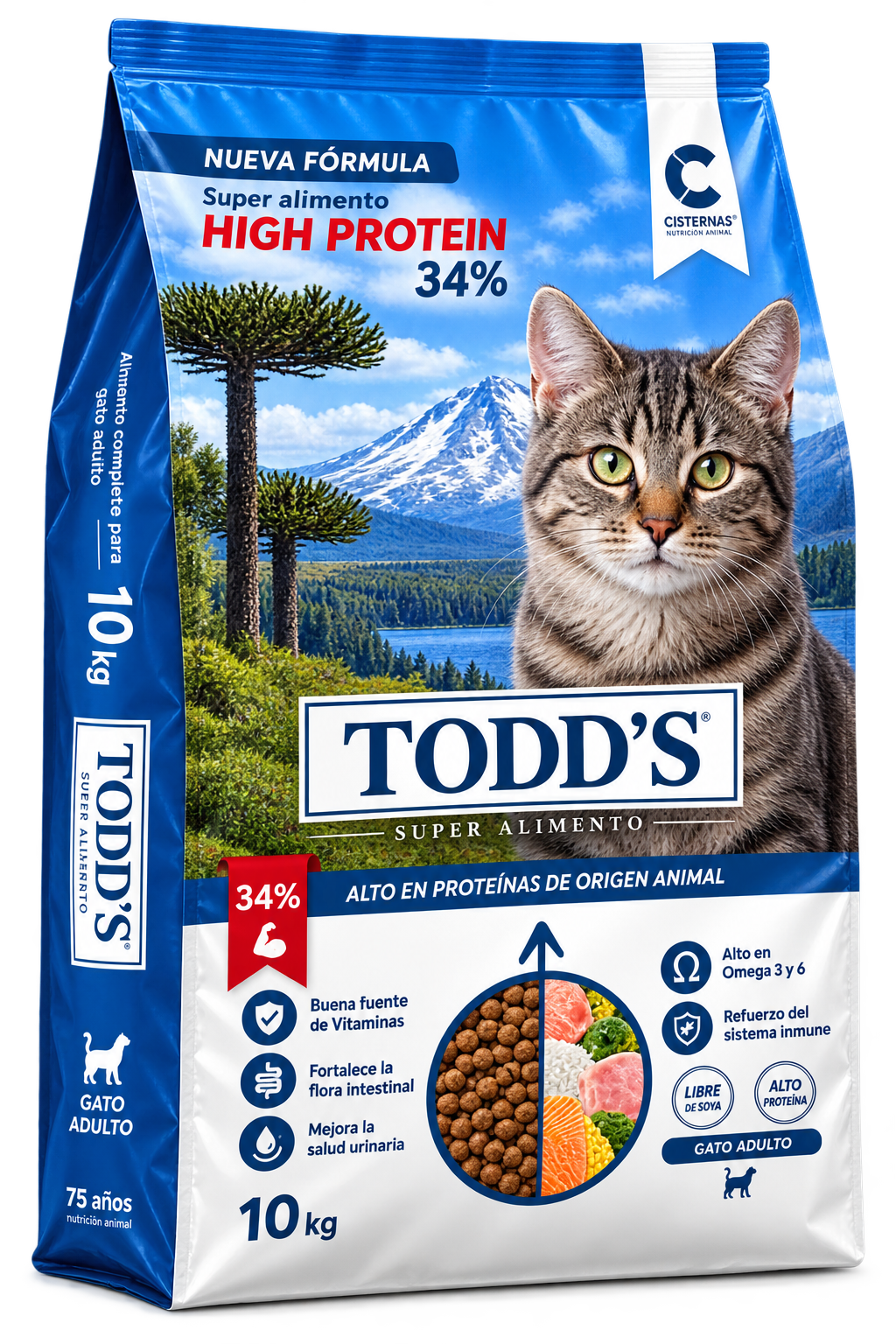 Todds Gato adulto 10KG
