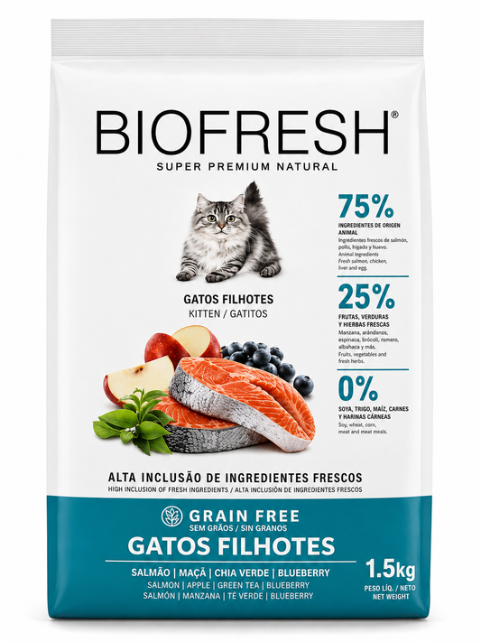 Biofresh Gatitos sabor Salmón 1.5 KG
