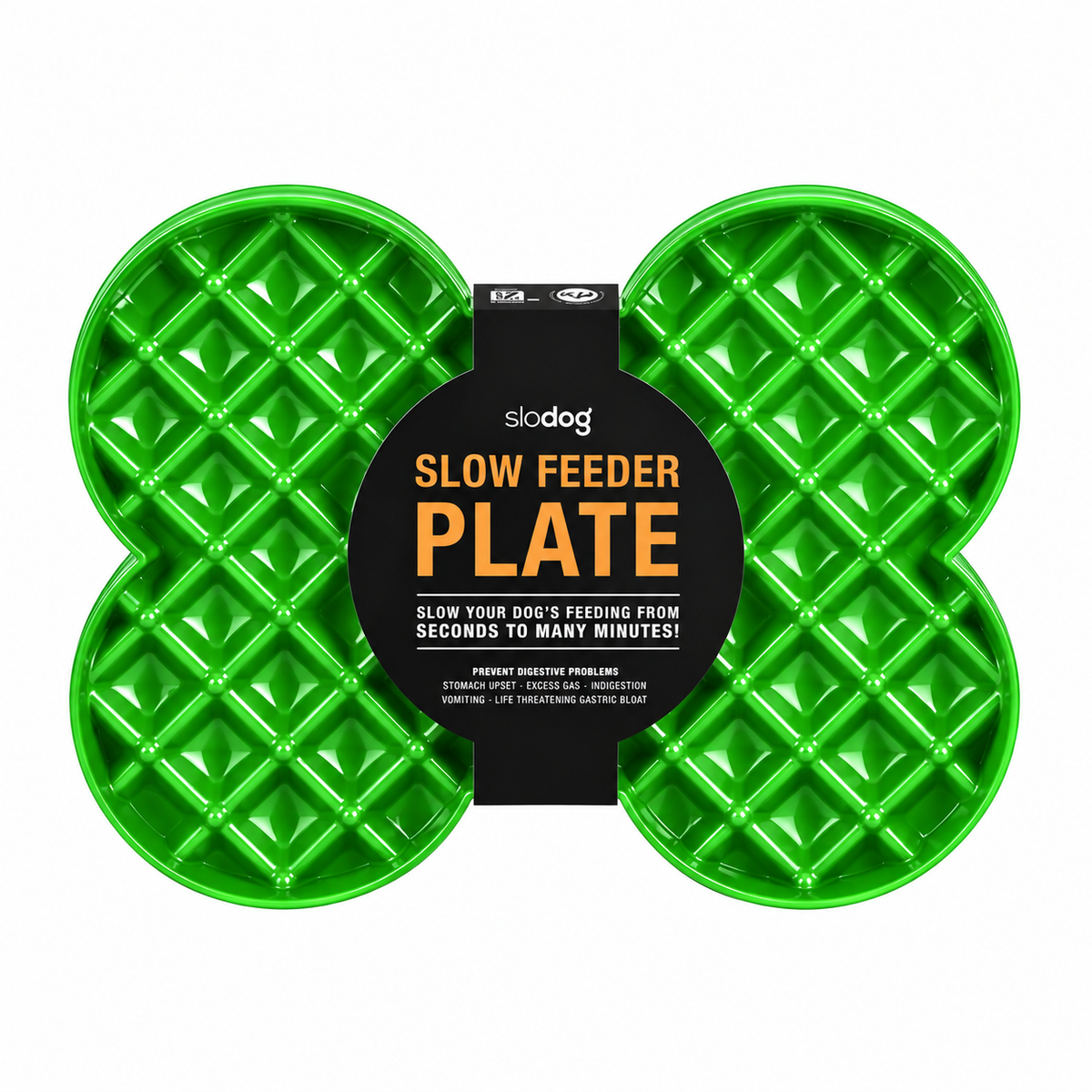 Plato Slodog Verde (Comedero lento)