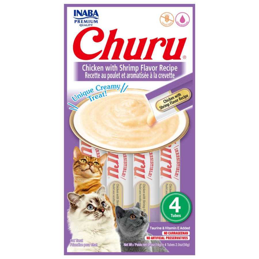 Churu Pollo con camarón 56GR