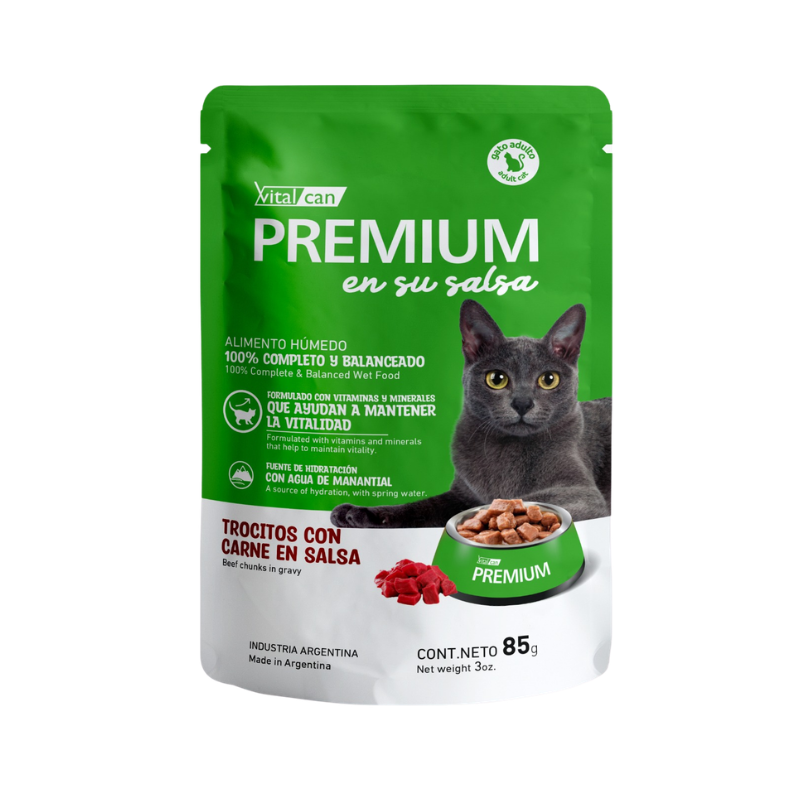 Premium Carne, Gato adulto Sachet 85g