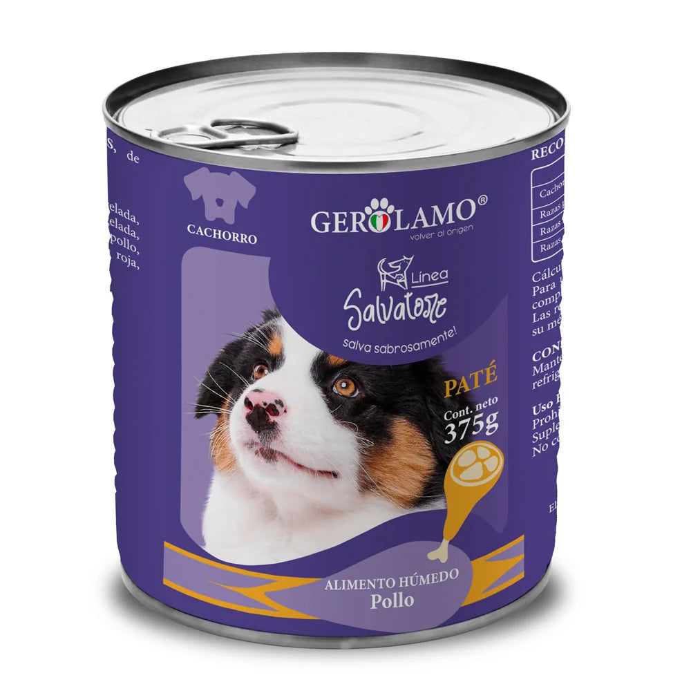 Gerolamo Salvatore lata perro cachorro 375g