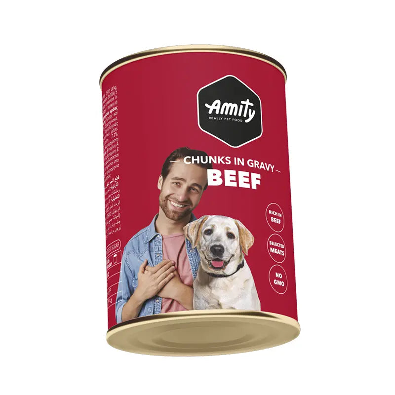 Amity Carne Perro adulto 415g