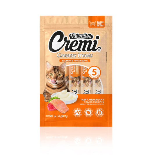 Naturalistic cremi salmón & atún 60g