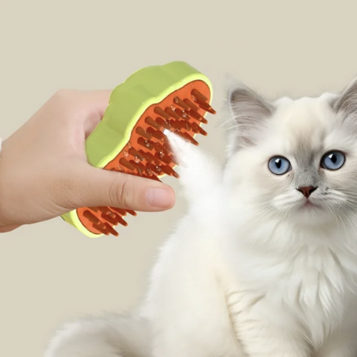 Cepillo de masaje con vapor para Gatos.