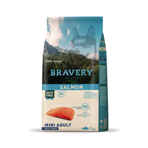 Bravery Salmon Mini Adult Small Breeds 7KG