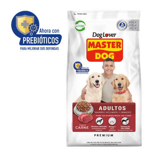 Master Dog Perro adulto raza mediana y grande 18KG