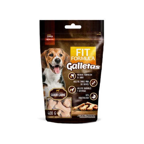 Fit Formula, Galleta Sabor Carne 400g