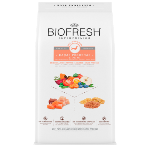 Biofresh Perros adultos castrados Raza pequeña y mini 3KG