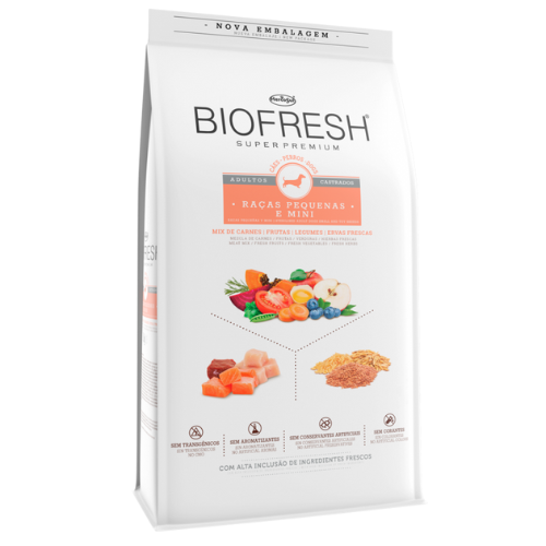 Biofresh Perros adultos castrados Raza pequeña y mini 3KG