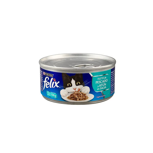 Felix filetes pescado y atún en salsa 156gr