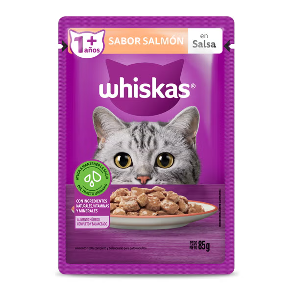 Whiskas Sachet Salmón 85gr