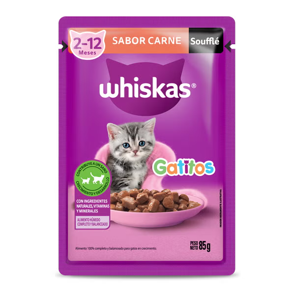 Whiskas Sachet Gatitos sabor Carne 85gr