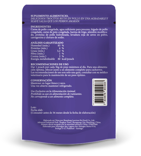 Gerolamo Salvatore Pouch Perro Cachorro Pollo 100gr.