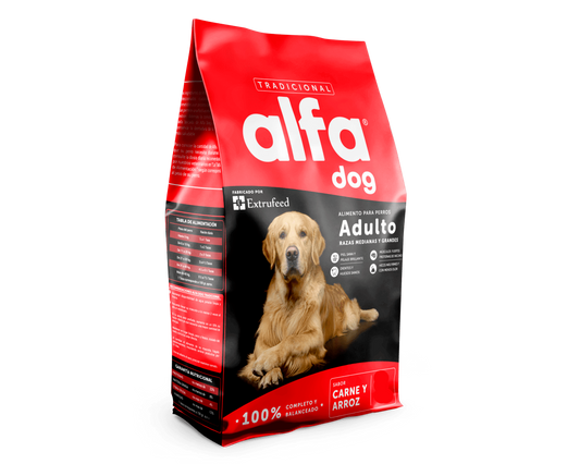 Alfa Dog Tradicional perro adulto 25KG