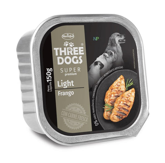 Three Dogs Pate de Pollo Perros Light 150gr