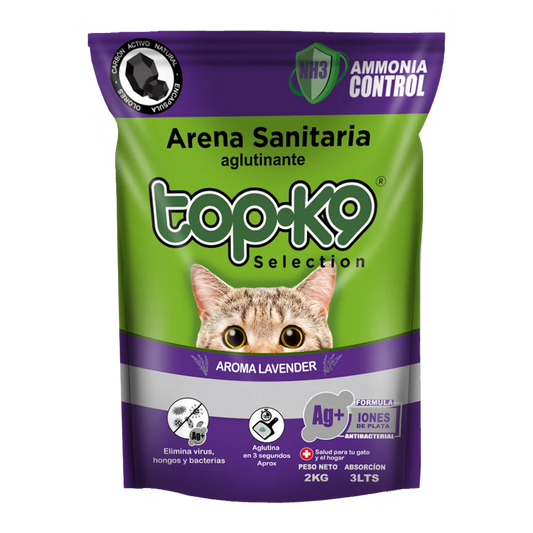 Arena Aglutinante Top K9 aroma Lavanda 20KG PROMOCIÓN