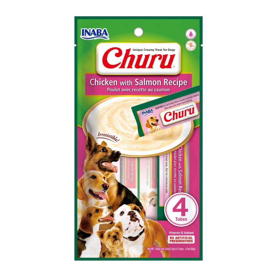 Churu Perro Pollo con Salmon 56GR