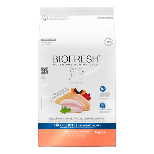 Biofresh Perros cachorros razas pequeñas y mini 3 KG