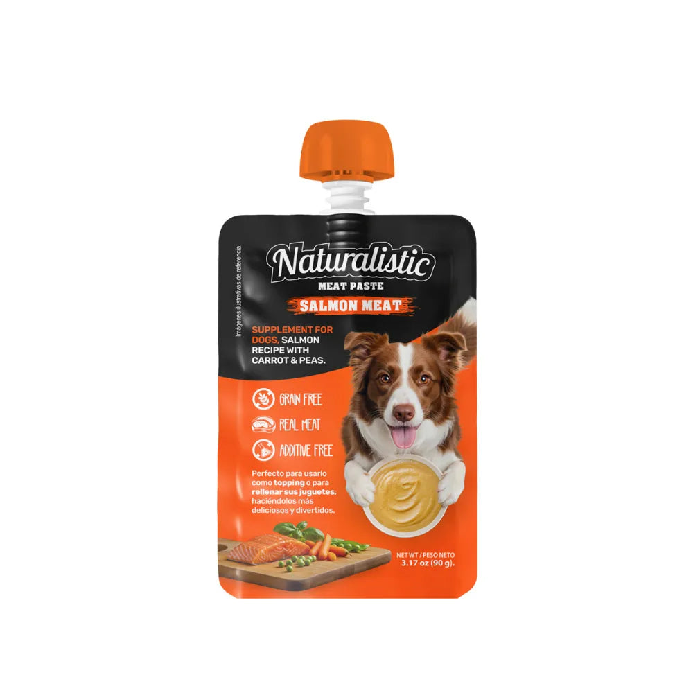 Naturalistic Dog Meat Paste Salmon 90 gr