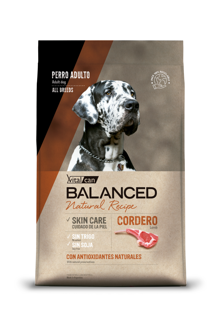 Balanced Perro adulto Cordero, 15KG