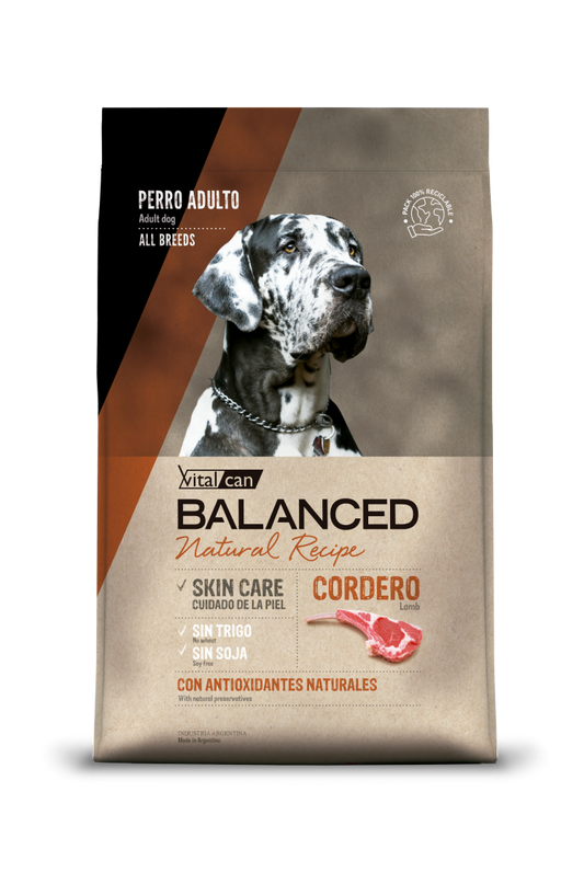 Balanced Perro adulto Cordero, 15KG